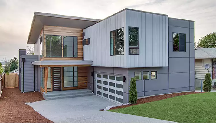 image of 2 story contemporary house plan 5540